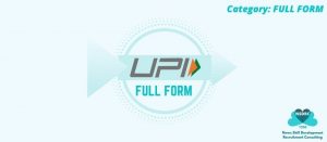 full form of upi