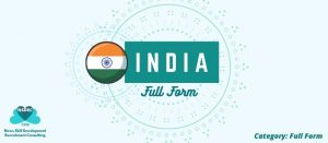 india full form, full form of india