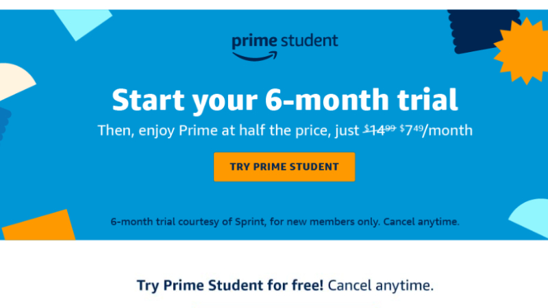 amazon prime discount