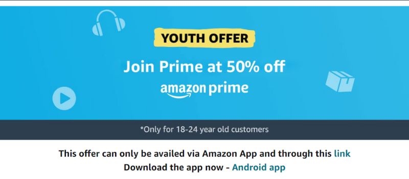 amazon 50% off scheme