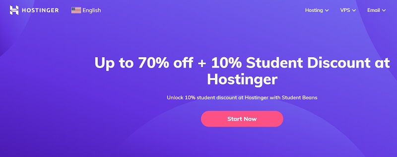 Hostinger student discount